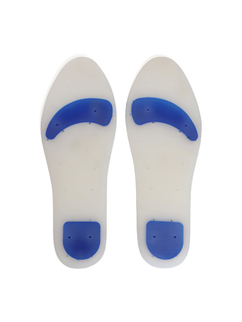 

Helios Unisex Off-White & Blue Silicon Insoles