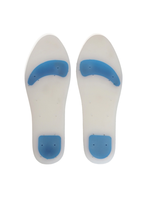 

Helios Unisex Off-White & Blue Silicon Insoles