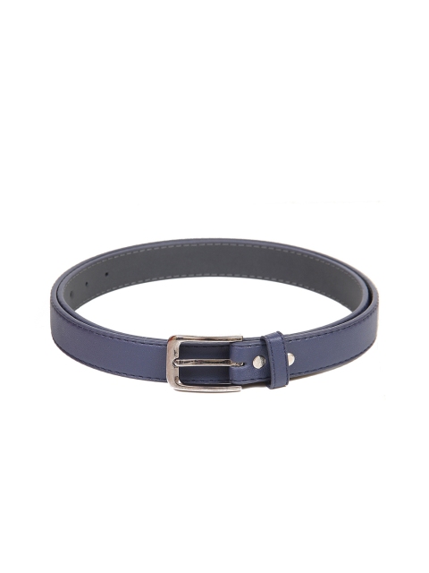 

thickskin Women Navy Blue PU Belt