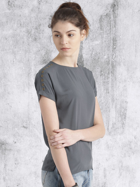 

Roadster Women Grey Top
