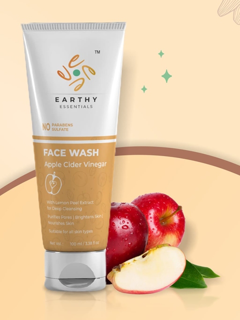 

EARTHY ESSENTIALS Apple Cider Vinegar Face Wash - Black Onion Seed Shampoo, White