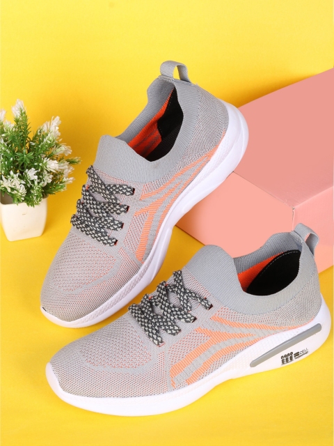 

M7 by Metronaut Men Grey Textured Sneakers
