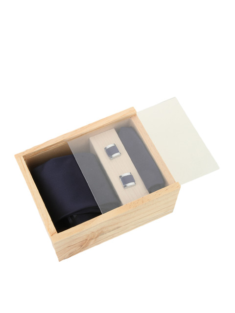 

Alvaro Castagnino Men Navy Accessory Gift Set, Navy blue