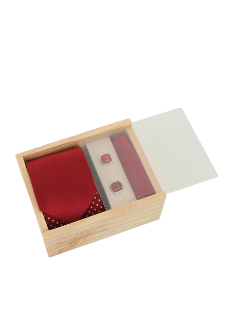 

Alvaro Castagnino Men Red Accessory Gift Set