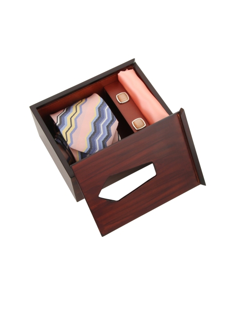 

Alvaro Castagnino Men Pink & Blue Accessory Gift Set
