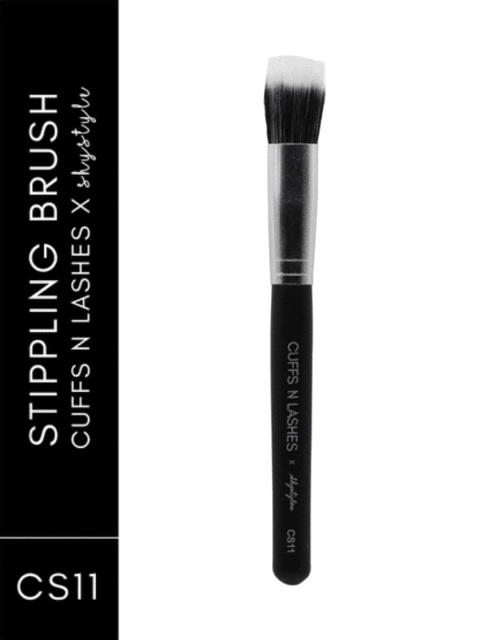

CUFFS N LASHES X Shystyle Stippling Makeup Brush - CS11 Black