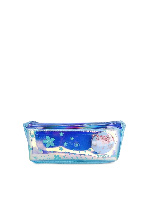 

Instabuyz Kids Blue Embellished Zipper Pencil Pouch