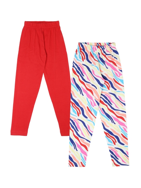 

RAINE AND JAINE Girls Pack Of 2 Leggings, White