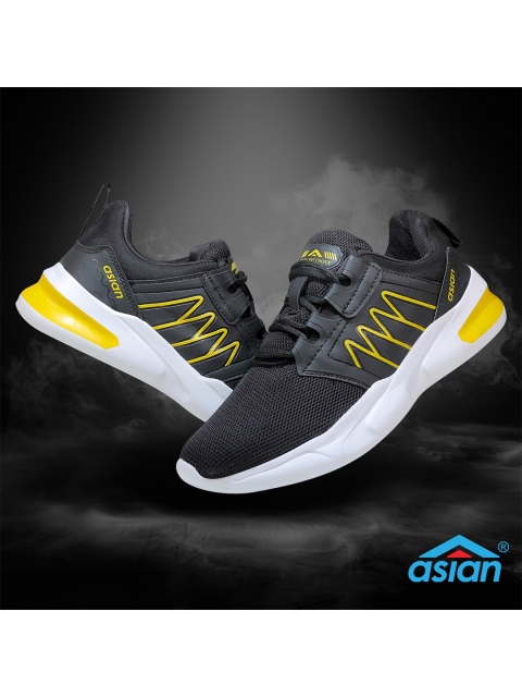 

ASIAN Men Black Mesh Blade-04 Running Shoes