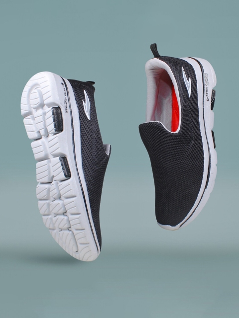 

ASIAN Men Black Running Mesh Sports Shoes