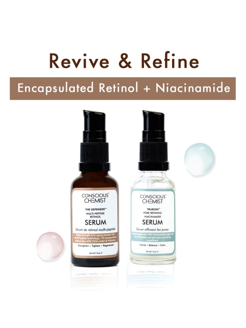 

Conscious Chemist Revive & Refine Serum Combo - 30 ml Each, White