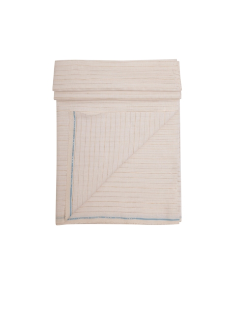 

Linen Club Men Yellow Striped Shirt Fabric
