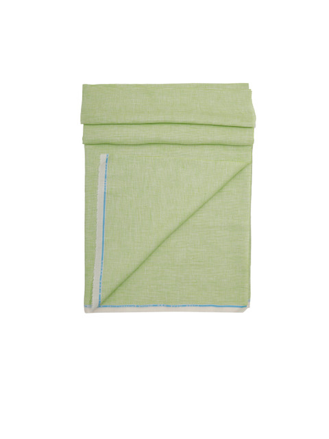 

Linen Club Men Green Solid Linen Clothing Fabric
