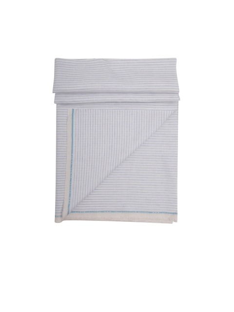 

Linen Club Men Blue Striped Shirt Clothing Fabric