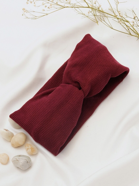 

JOKER & WITCH Women Maroon Solid Hairband