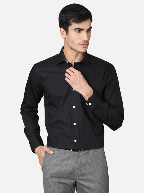 

Callino London Men Black Cotton Formal Shirt
