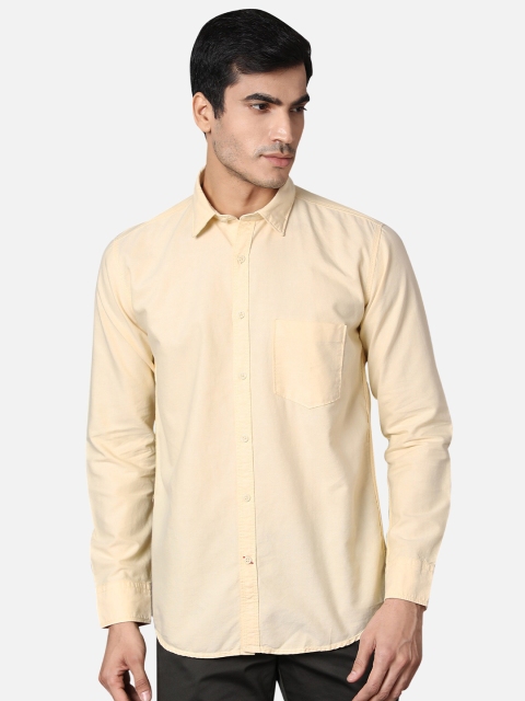 

Callino London Men Yellow Slim Fit Cotton Casual Shirt