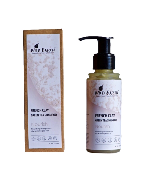 

Wild Earth French Clay & Green Tea Nourish Shampoo - 105 ml