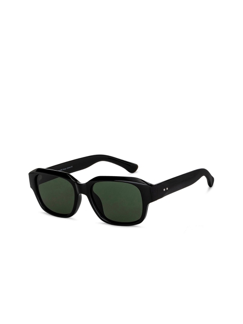 

Vincent Chase Unisex Green Lens & Black Square Sunglasses with UV Protected Lens 151100