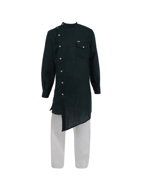 

V-Mart Boys Green Kurta with Pyjamas