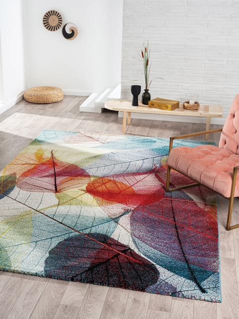

OBSESSIONS Multicoloured Polypropylene Floral Carpet, Multi