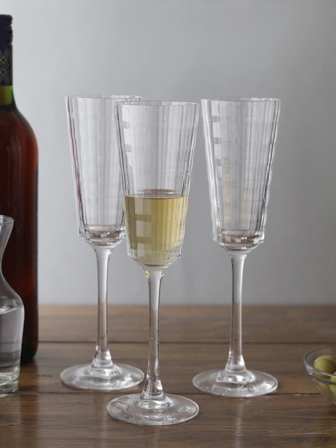 

Cristal DArques Set of 4 Transparent Solid Beer Glasses