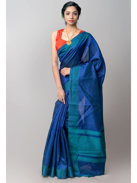 

Unnati Silks Blue & Green Art Silk Patola Saree