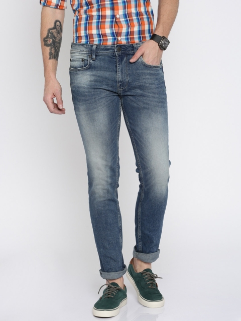 

Jack & Jones Men Blue Slim Fit Low Rise Clean Look Jeans