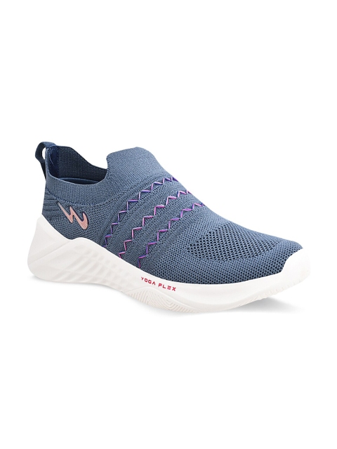 

Campus Women Blue Mesh Walking Non-Marking Shoes