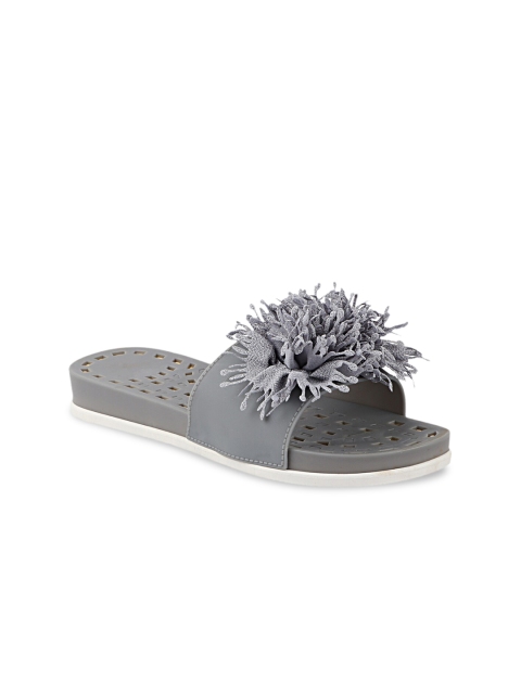 

Try Me Women Grey Open Toe Flats