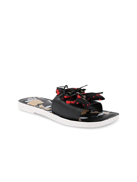 

Try Me Women Black Ethnic Open Toe Flats
