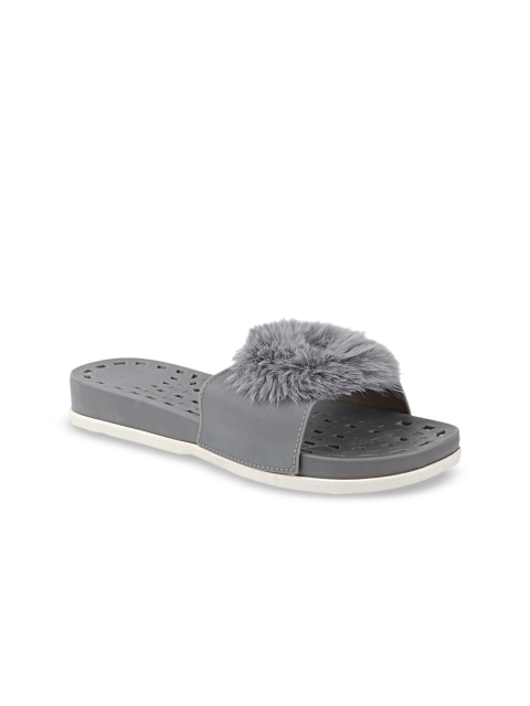 

Try Me Women Grey Open Toe Flats
