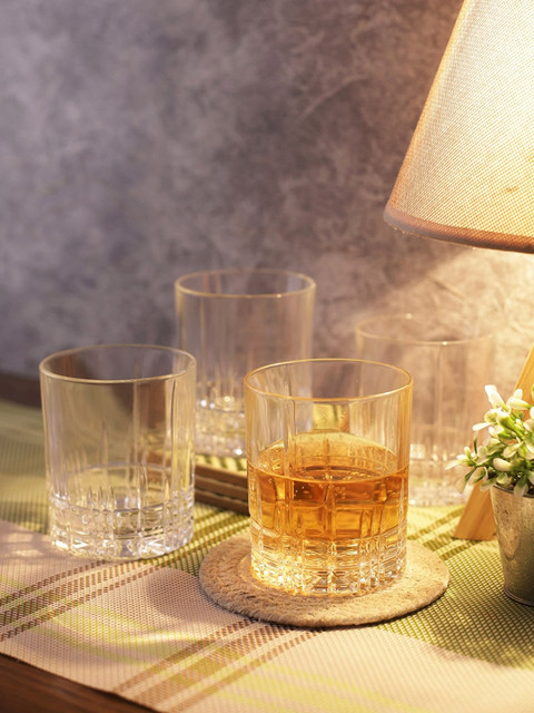 

Spiegelau Set Of 6 Transparent Textured Whisky Glasses