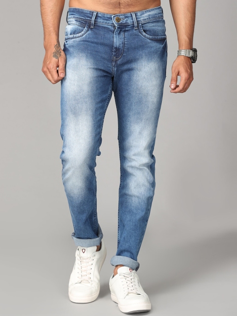 

Jean Cafe Men Blue Jean Slim Fit Heavy Fade Jeans