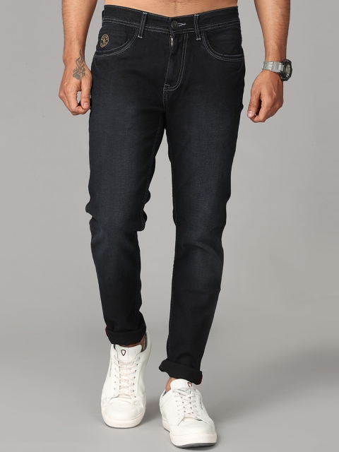 

Jean Cafe Men Black Slim Fit Light Fade Jeans