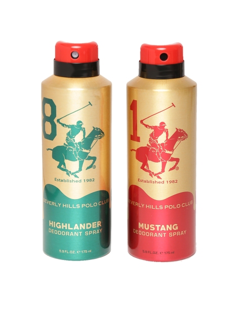 

Beverly Hills Polo Club Men Set of 2 Deodorant Sprays, Gold