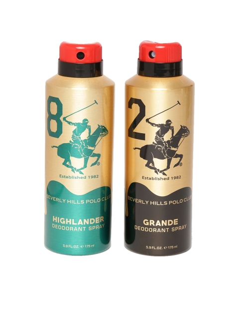 

Beverly Hills Polo Club Men Set of 2 Deodorant Sprays, Gold