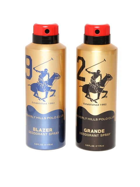 

Beverly Hills Polo Club Men Set of 2 Deodorant Sprays, Gold