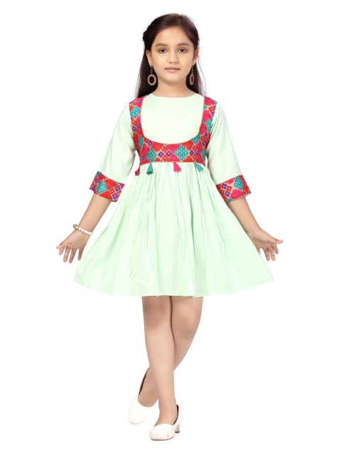 

Aarika Sea Green Dress