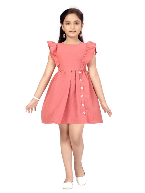 

Aarika Women Pink Fit And Flare Dress