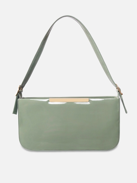 

ATHLISIS Grey Structured Shoulder Bag with Tasselled