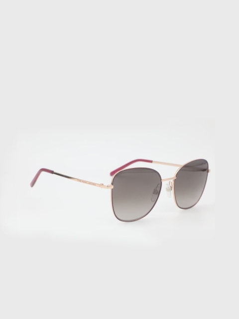 

MARC JACOBS Women Brown & Gold-Toned Aviator Sunglasses
