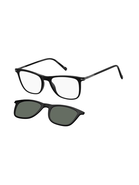 

pierre cardin Men Grey Lens & Black Wayfarer Sunglasses with UV Protected Lens