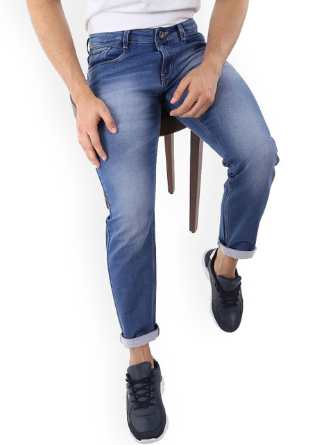 

V-Mart Men Blue Classic Slim Fit Light Fade Jeans