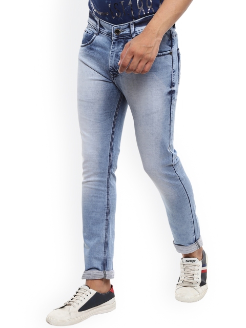 

V-Mart Men Blue Classic Slim Fit Heavy Fade Jeans