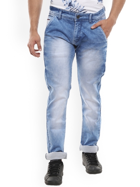 

V-Mart Men Blue Classic Slim Fit Heavy Fade Jeans