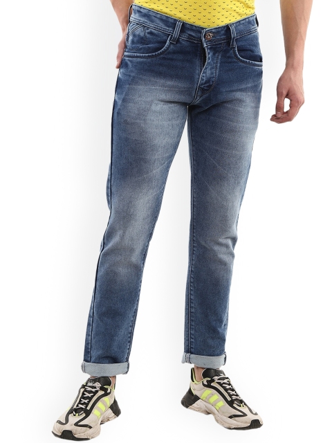 

V-Mart Men Blue Classic Slim Fit Heavy Fade Jeans