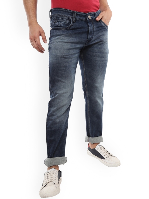 

V-Mart Men Blue Classic Slim Fit Heavy Fade Jeans