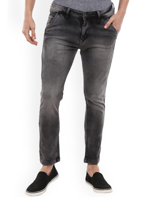 

V-Mart Men Grey Classic Slim Fit Heavy Fade Jeans
