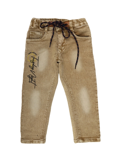 

V-Mart Boys Beige Classic Heavy Fade Cotton Jeans